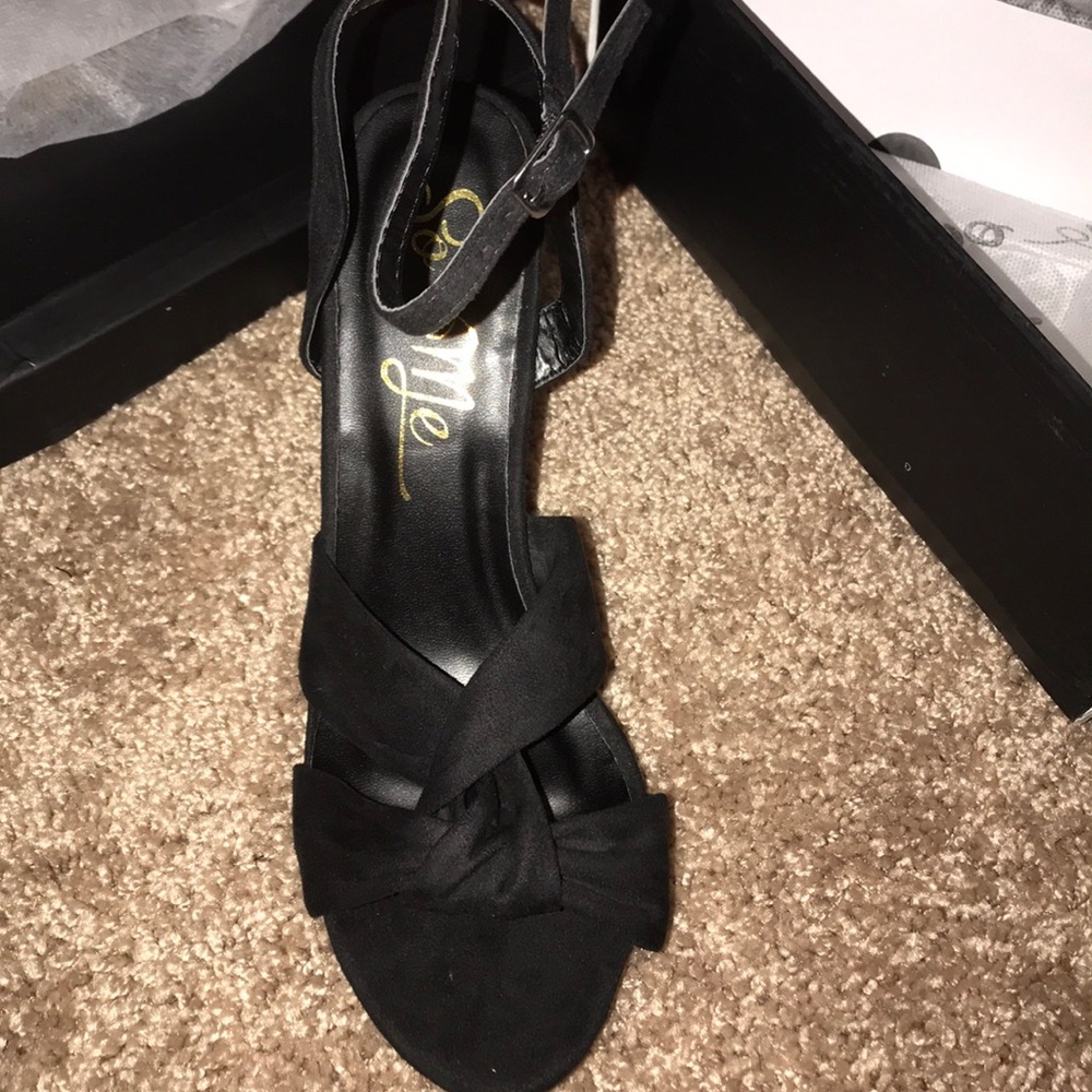 Black heels